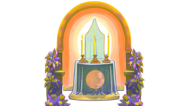 Toma nota! An easy way to create your altar for Moon Rituals with your sazón Latina - Zayra Mo