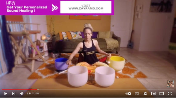 VIDEO - How to Eat Better for better digestion - Sound Healing Meditation with Zayra Mo - English & Spanish - Zayra Mo