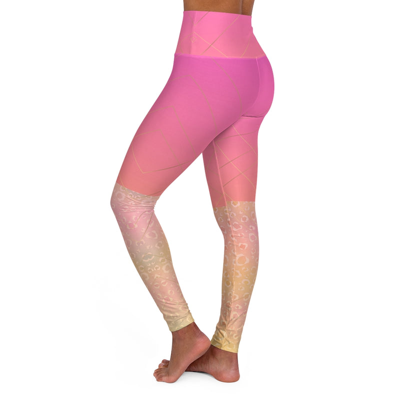 Happy Jungle Nº3 - Skinny Fit with High Waisted Elastic Free Yoga Leggings - Zayra Mo