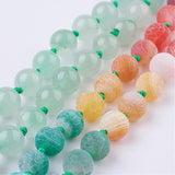 Abundance Attraction - Green Aventurine with Agate Handmade Mala Necklace with Semi Precious Gemstones - Zayra Mo