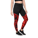 Cherry - High Tech Compression Leggings for Tummy Control and Butt Lift - Zayra Mo