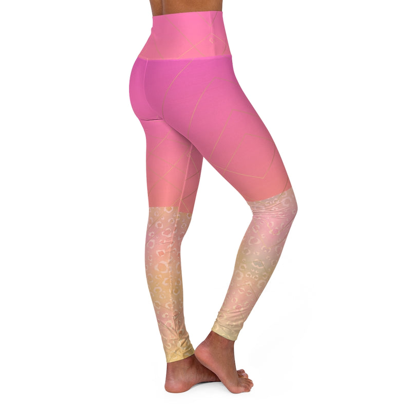 Happy Jungle Nº3 - Skinny Fit with High Waisted Elastic Free Yoga Leggings - Zayra Mo