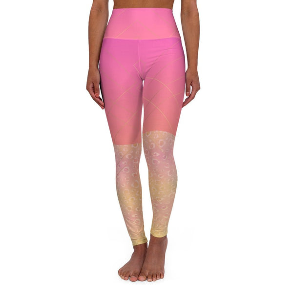 Happy Jungle Nº3 - Skinny Fit with High Waisted Elastic Free Yoga Leggings - Zayra Mo