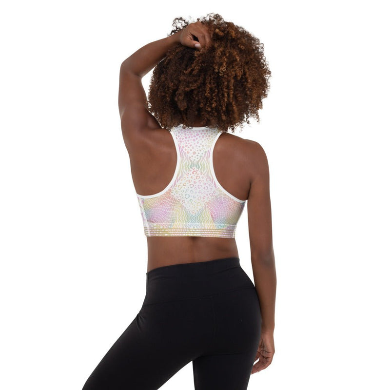 Happy Jungle Nº4 - High Impact Racerback Padded Sports Bra - Zayra Mo