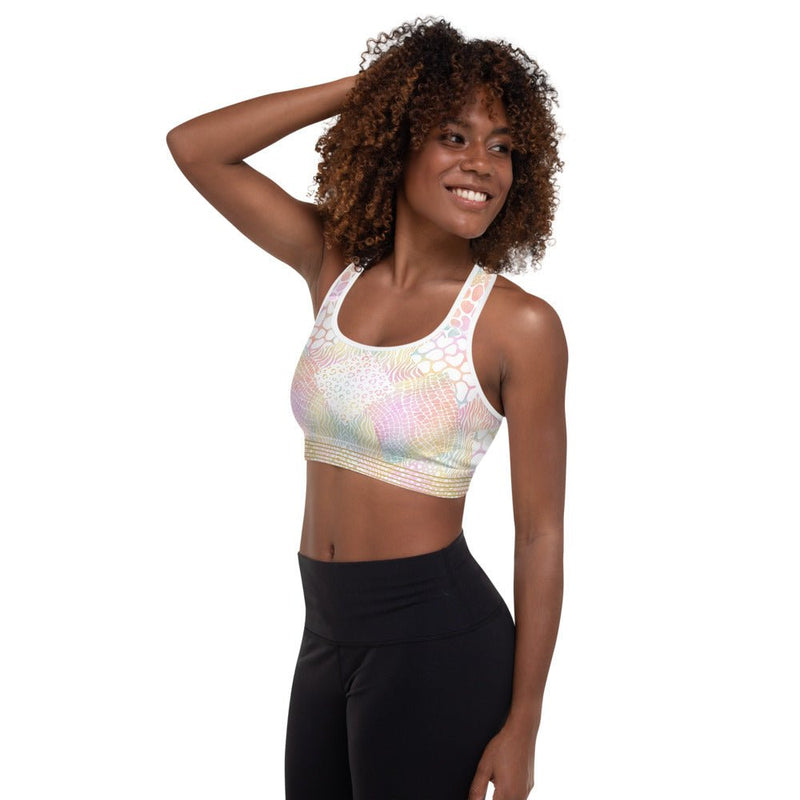 Happy Jungle Nº4 - High Impact Racerback Padded Sports Bra - Zayra Mo