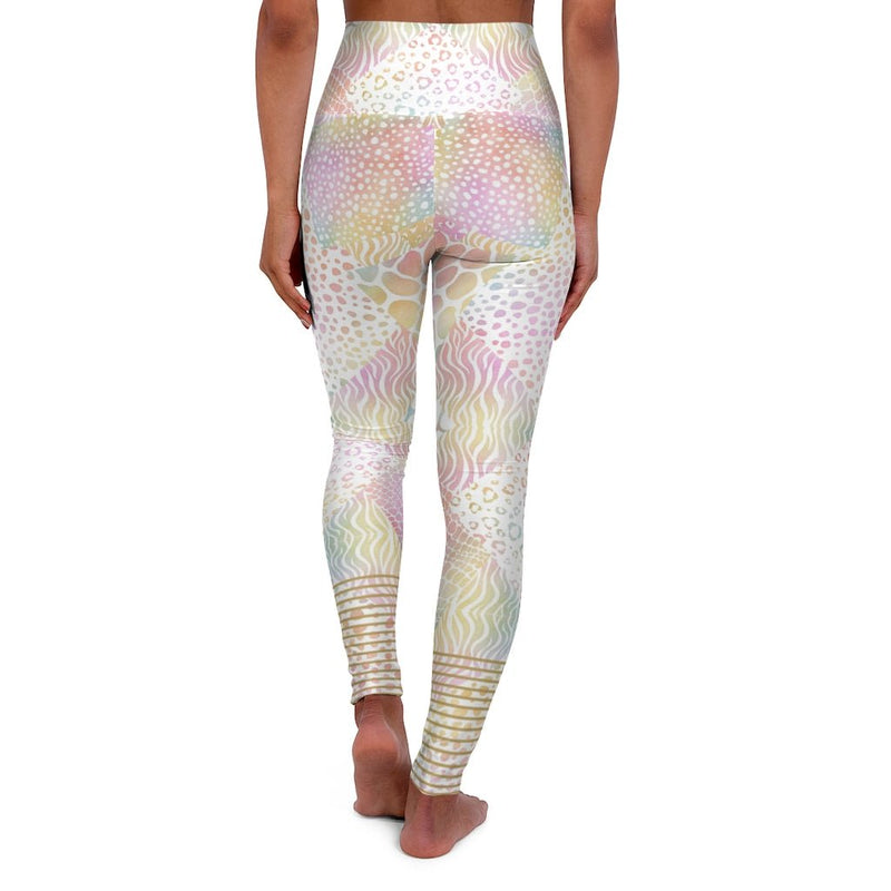 Happy Jungle Nº4 - Skinny Fit with High Waisted Elastic Free Yoga Leggings - Zayra Mo