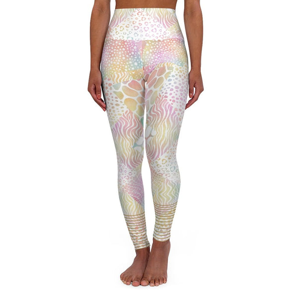 Happy Jungle Nº4 - Skinny Fit with High Waisted Elastic Free Yoga Leggings - Zayra Mo