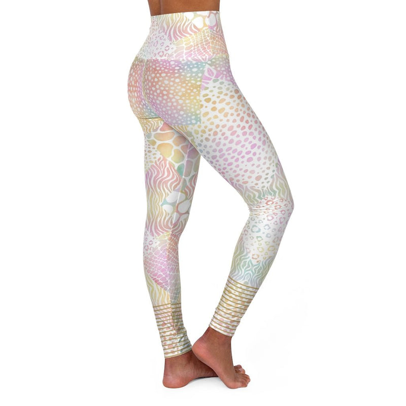 Happy Jungle Nº4 - Skinny Fit with High Waisted Elastic Free Yoga Leggings - Zayra Mo