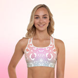 Happy Jungle Nº3 - High Impact Racerback Padded Sports Bra