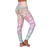 Happy Jungle Nº5 - Skinny Fit with High Waisted Elastic Free Yoga Leggings - Zayra Mo