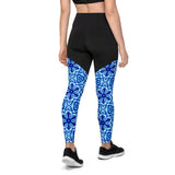 High Tech Compression Leggings for Tummy Control and Butt Lift - Tie Dye 1960 Collection - Zayra Mo