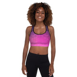 Meteor Shower - High Impact Racerback Padded Sports Bra - Zayra Mo