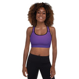 Midnight - High Impact Racerback Padded Sports Bra - Zayra Mo