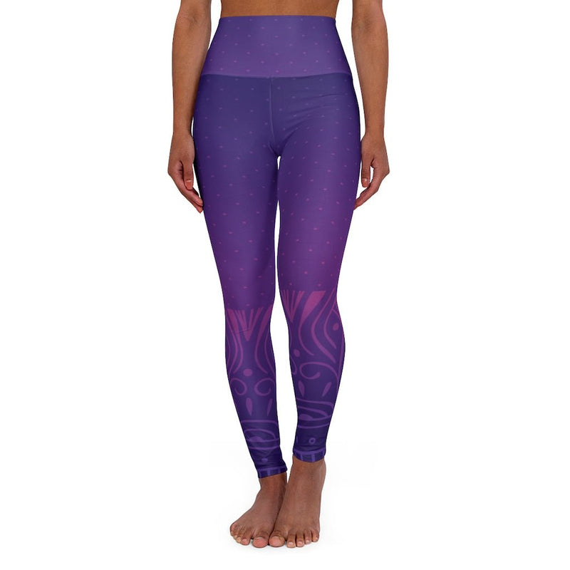 Midnight - Skinny Fit with High Waisted Elastic Free Yoga Leggings - Zayra Mo
