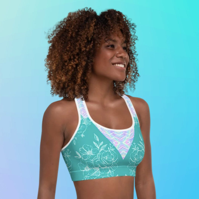 Nº4 - High Impact Racerback Padded Sports Bra - Zayra Mo