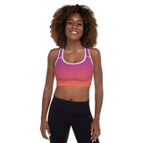 Sunset Mandala - High Impact Racerback Padded Sports Bra - Zayra Mo