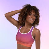 Sunset Mandala - High Impact Racerback Padded Sports Bra - Zayra Mo