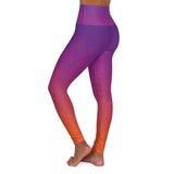 Sunset Mandala - Skinny Fit with High Waisted Elastic Free Yoga Leggings - Zayra Mo