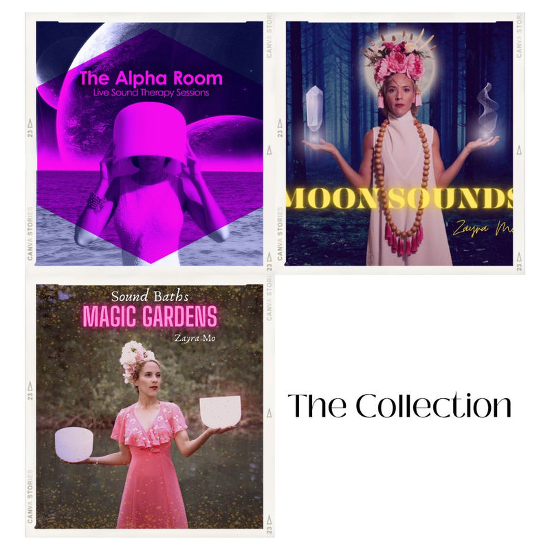 The Collection Albums - The Alpha Room, Moon Sounds and Magic Gardens - Zayra Mo